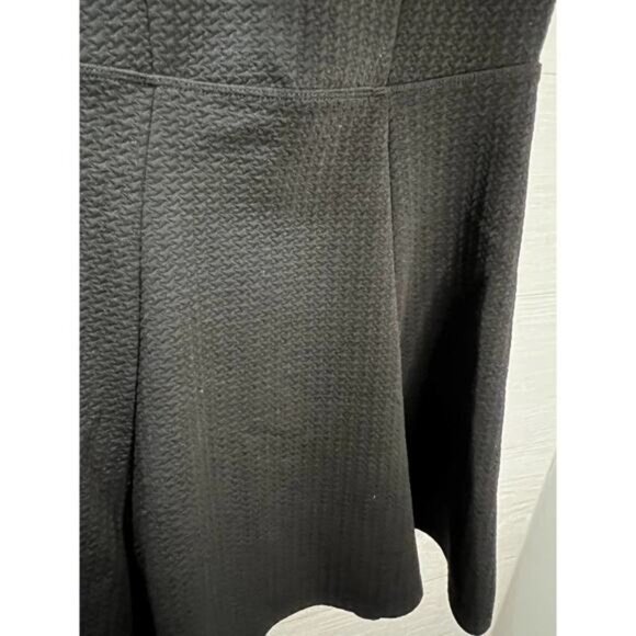 Hollister Womens V Neck‎ Waffle Tunic Top Black XS - Picture 3 of 4